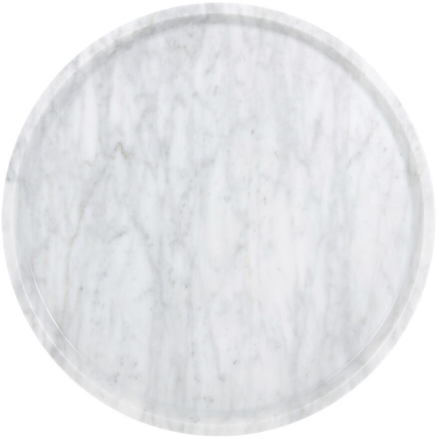 Liv 20.5 X 15 inch White / Yellow Gold End Table